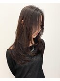 小顔レイヤーカット/ミディアムレイヤー/レイヤーロング