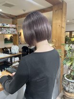 サニー サイド(Sunny Side)&nbsp;ラベンダーグレージュ × ボブ