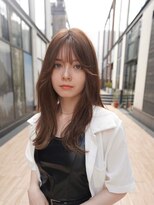 ニコ トウキョウ 渋谷(nico TOKYO)&nbsp;顔まわりレイヤーハッシュレイヤー透明感オリーブグレージュ渋谷