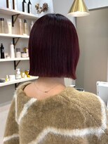 ポジ(poji)&nbsp;ボブ　ミルクティーベージュ　艶髪　髪質改善カラー　ショート