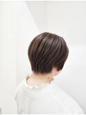 オトナ女性のオイルのみで決まる大人ショート