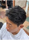 アップバング/ツーブロックマッシュ<理容室>[メンズ/相模大野]