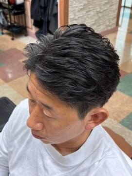 アポロカットステージ 相模大野店 アップバング/ツーブロックマッシュ<理容室>[メンズ/相模大野]