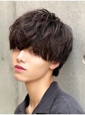 シャドウパーマメンズカットスパイラルパーマツイスパ波巻き