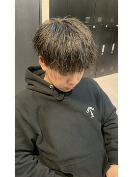 アッドバイケーツー 心斎橋(add by k-two Men's) ソフトツイスト/前下りマッシュ