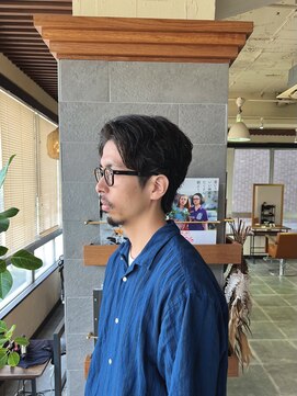 イロプラスソイ(iro + soi) 爽やか×色気メンズパーマ！　iro+soi オオミダ！