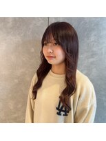 ガルボヘアー 心斎橋店(garbohair)&nbsp;プルエクステ心斎橋エクステレッドブラウン当日予約OK