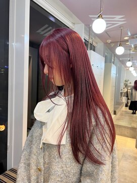 オルセン ディービーエー バルーンヘアー(OLSEN D.B.A BALLOON HAIR) ピンク/ハイトーンピンク/ブリーチあり/ピンクラベンダー