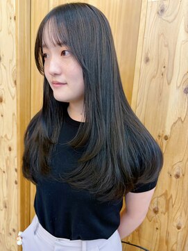 ベンジー 薬院大通店(benji) 大人のレイヤーカット×グレージュ