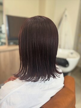 アテリアペコラ(atelier pecora) きりっぱなしミディアムボブ