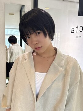 レクタ(recta) 顔周りカット 丸みショート ショートヘア