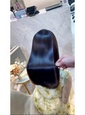 髪質改善トリートメントで叶う美髪ストレート　艶髪