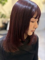 ミミ(mimi)&nbsp;ミディアムレイヤー×ボルドーカラー