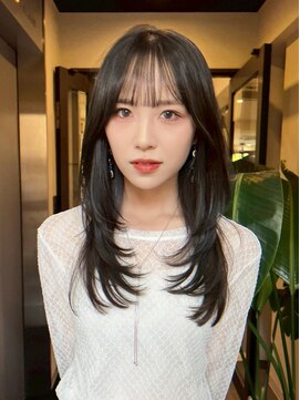 シーン(SCENE) [天神今泉/黒髪カタログ/クラゲヘアー/オリーブグレー]