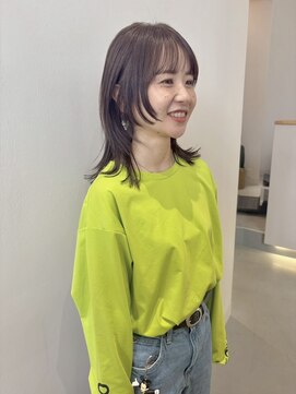 20代30代/平尾/レイヤーカット/カラー/顔周り/前髪