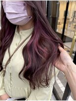 アースオーセンティック 扶桑店(EARTH Authentic)&nbsp;動くたびに色っぽい。魅せるインナーカシスピンク