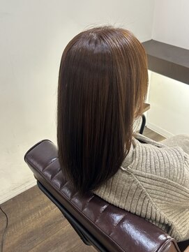 アルフラン(al franc) 髪質改善カラー/オレンジブラウン