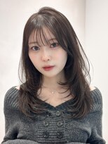 アグノス 青山(Agnos)&nbsp;外ハネボブこなれヘア前髪レイヤーカットセミディくびれヘア