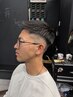 【人気No.1】フェード＋カット＋眉カット ￥5,500