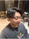 波巻きツイストスパイラル/リバースセンターパート/柏