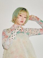 ファースト 吉祥寺(FIRST KICHIJOJI)&nbsp;ハイトーンペールカラー ショートボブ【FIRST】小林真奈美