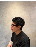 バーバースタジオユー(Barber studio u.) 刈り上げないすぎないタイトカール
