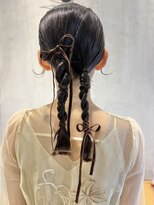 クリアーオブヘアー 本山店(CLEAR of hair)&nbsp;ヘアセット/タイトヘア/網下ろしツイン/ヘアアレンジ/セット