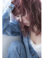 ミエル ヘア 新宿(miel hair)&nbsp;〈mielhair新宿〉抜け感ウェーブセミディ