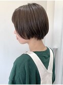 【FOLK】暗めでも透明感MAX!切りすぎないショートボブ☆