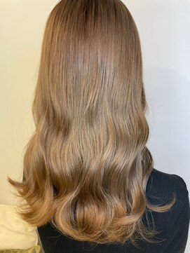 ジーナ セントラル銀座(Zina) 大人かわいいコテ巻き＊ショコラベージュ5ZinaCENTRAL