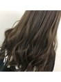 オーブ ヘアー スペース 新宿店(AUBE HAIR space) ハイライト＋アッシュグレージュで赤味ゼロカラー！