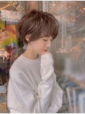 30代40代50代前下がりウェーブショート福岡博多