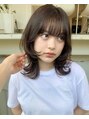 アクアオモテサンドウ(ACQUA omotesando)&nbsp;小顔になれる◎ミディアムウルフ！ワンカールで可愛いです♪