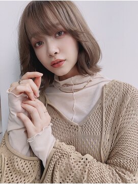 エアー 銀座タワー(AIR) 韓国ボブスタイル/ワンホンヘア/くびれヘア/小顔ヘア【榛葉】