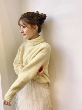 バイオレット 表参道店(Violet) 【ヘアアレンジ】ツインお団子ヘア