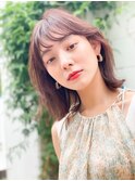 表参道roijir 　切りっぱなしボブ×バイオレットアッシュ