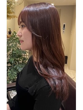 レイ(Lei) バイオレットブラウン ロング 赤坂 薬院 大濠
