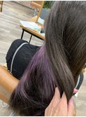 ##髪質改善TOKIO  #インナーカラー　#ムラサキ　