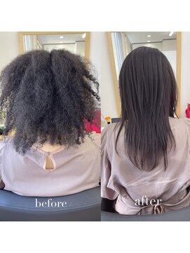 リアン 四条大宮店(Lien) 『髪質改善』ストレートエステ（縮毛矯正）（リタッチ可）