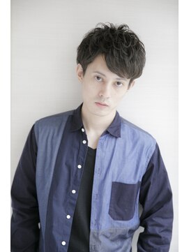 ルルディ バイ アフロディーテ銀座(luludi by APHRODITE) ハイライト/マッシュパーマ/ウルフ/アッシュブラック/銀座