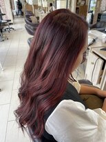 アース 佐世保早岐店(HAIR&MAKE EARTH) インナーカラーレッド