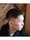 <理容室><バーバー>クロップスタイル
