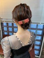 クラシカル シニヨン  パーティ セット  エジリ