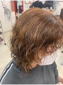 くるくる強めパーマ