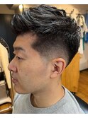 大人気のナチュラルニュアンスパーマ/フェード/メンズカット