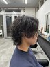 メンズカット+お手入れ簡単パーマ 8800円