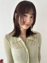 ラグ(log) フェイスレイヤー×レッドブラウンミディアム