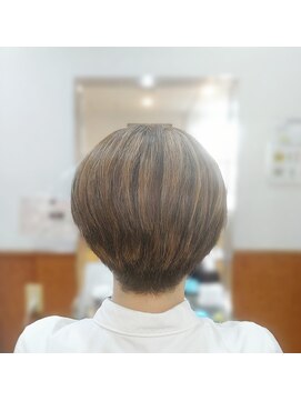 松本平太郎美容室 立川店 【立川 　ハイライトショート　30代40代50代60代】