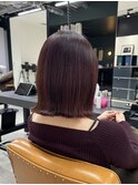 透明感カラー ピンクラベンダー 暖色カラー カシス！