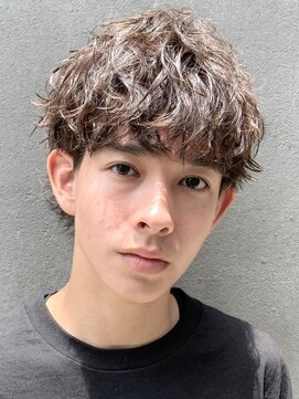 ツーダブルバイフィフス 茶屋町店(WW.. by fifth) 梅田シャドウパーマセンターパートウルフカットルーズパーマ30代